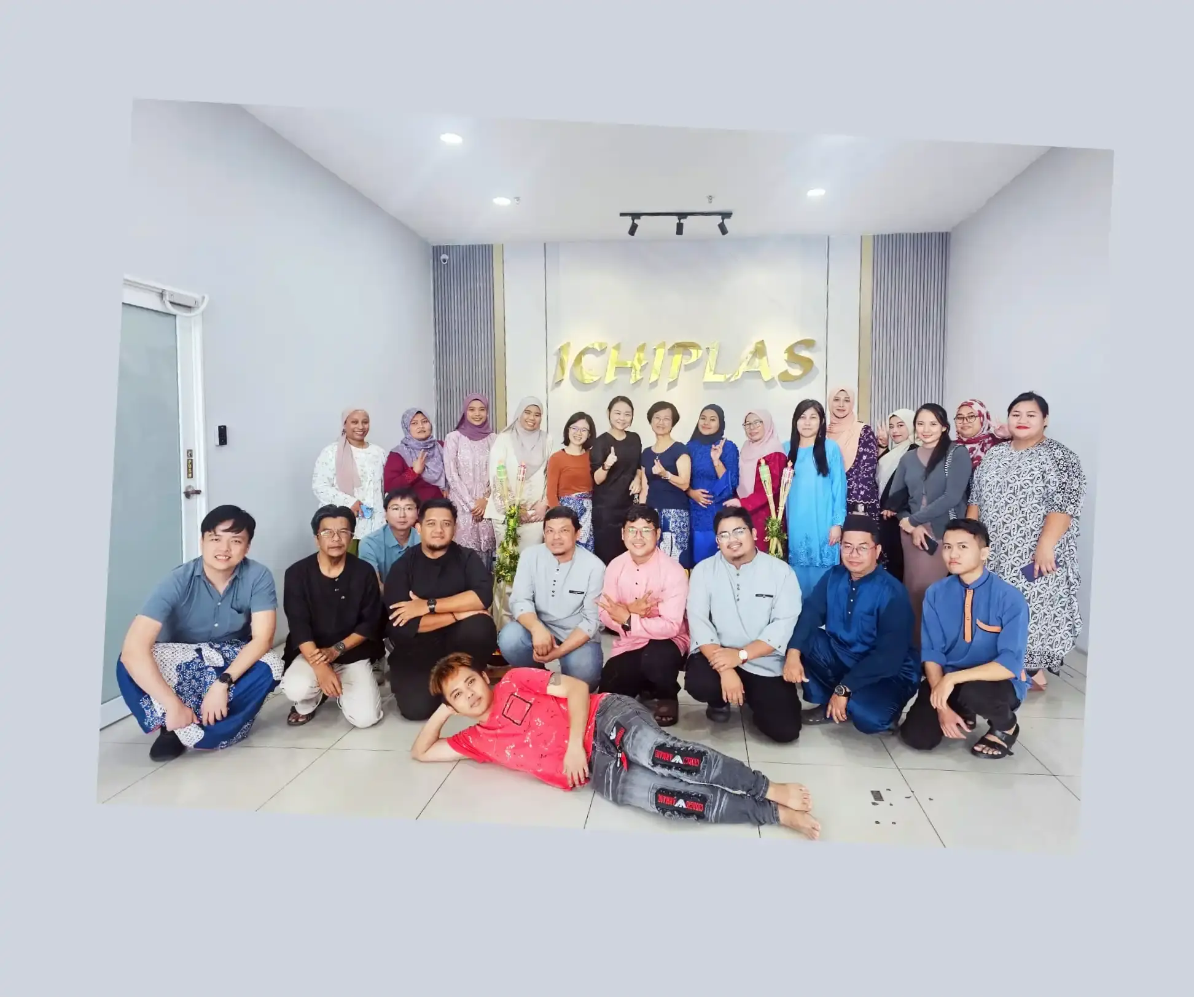 Ichiplas team celebrating Hari Raya 2025