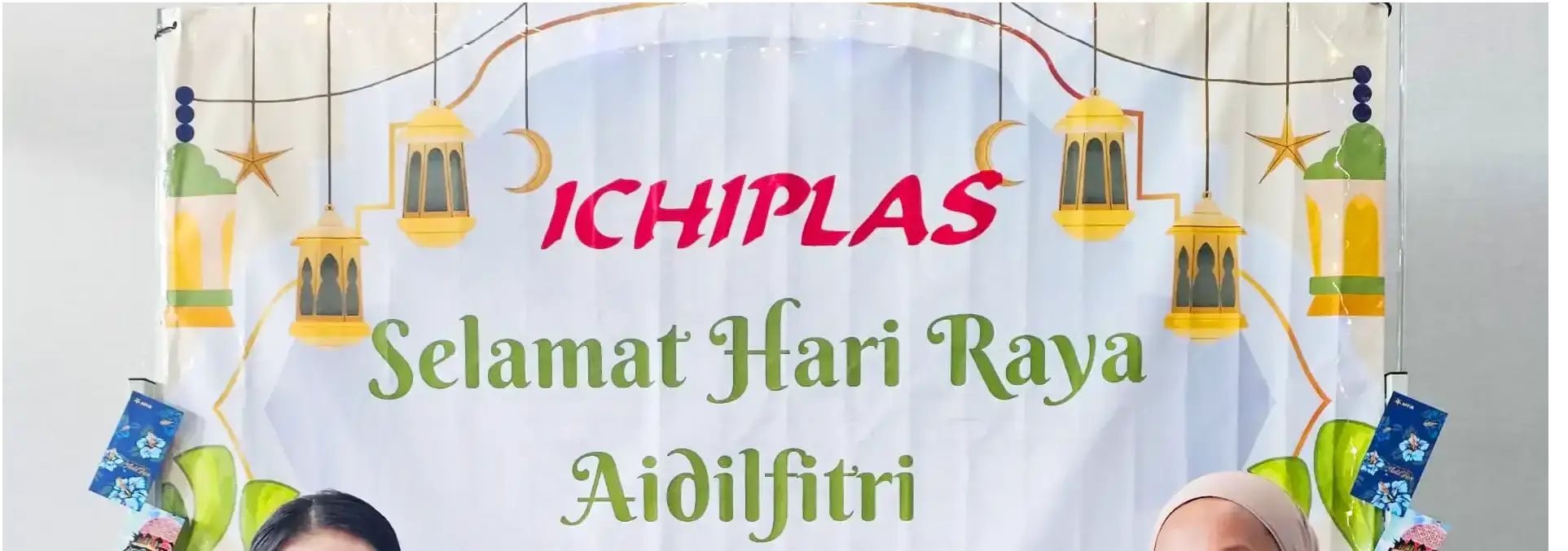 Ichiplas team celebrating Hari Raya 2025