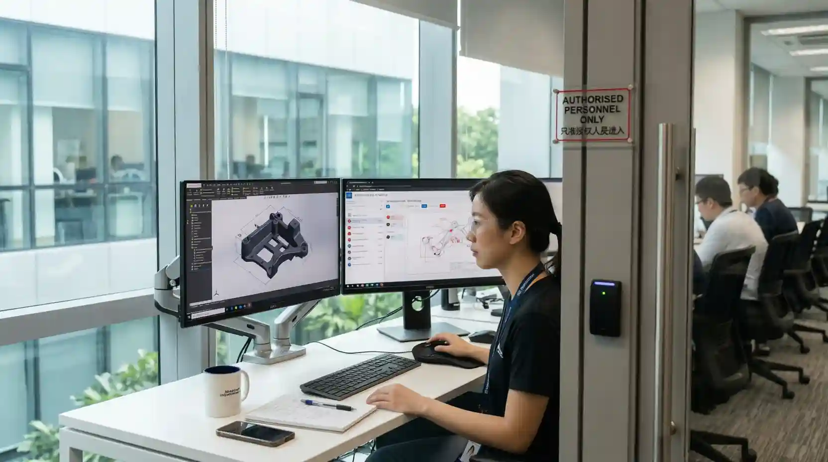 Information access controls for manufacturing IP protection